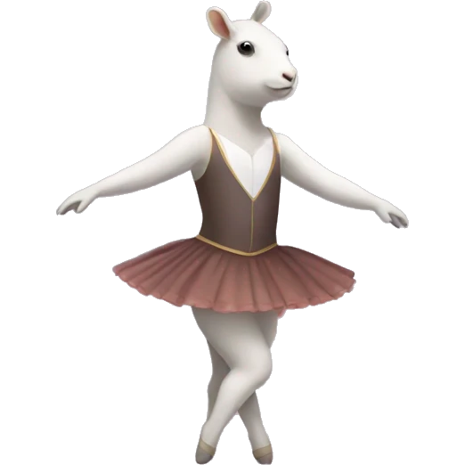 Capybarra in a ballet suit emoji