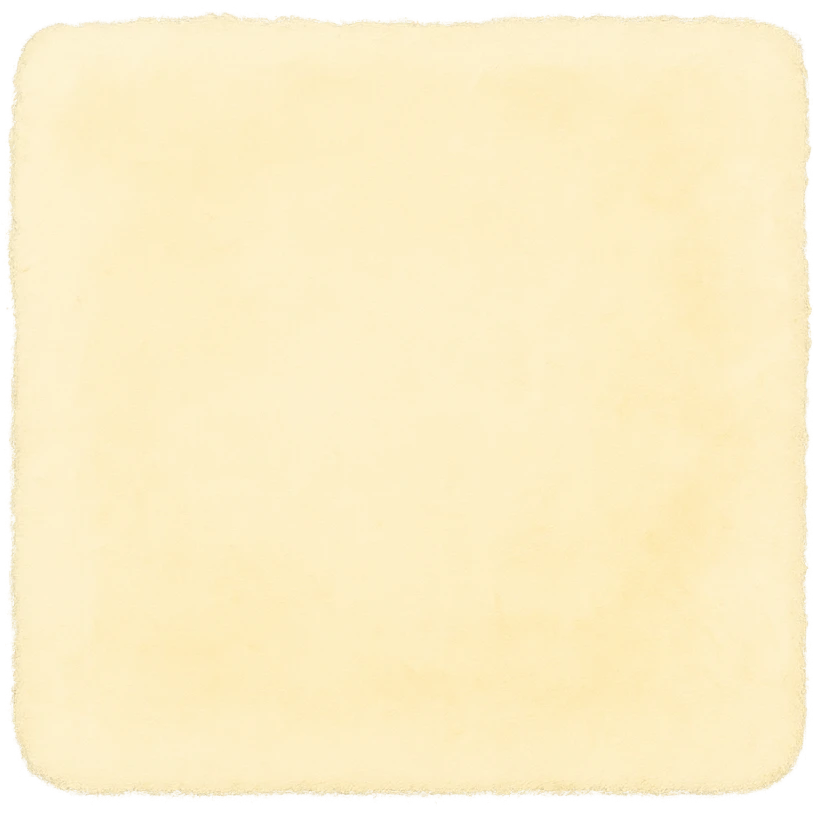 pastel watercolor sticky note with a light yellow shade, soft edges, transparent background emoji