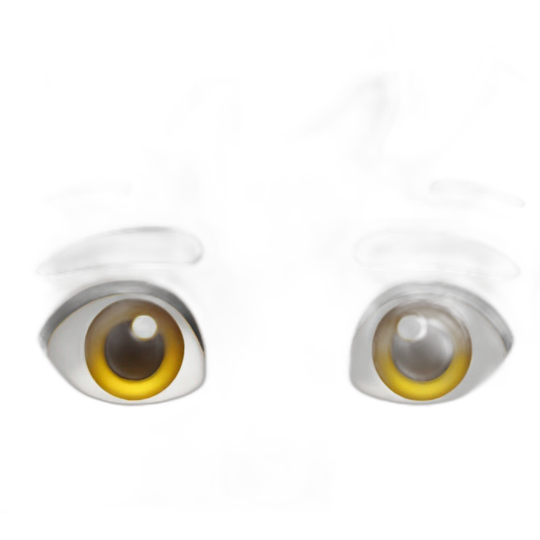 Korean man with sharp eyes emoji