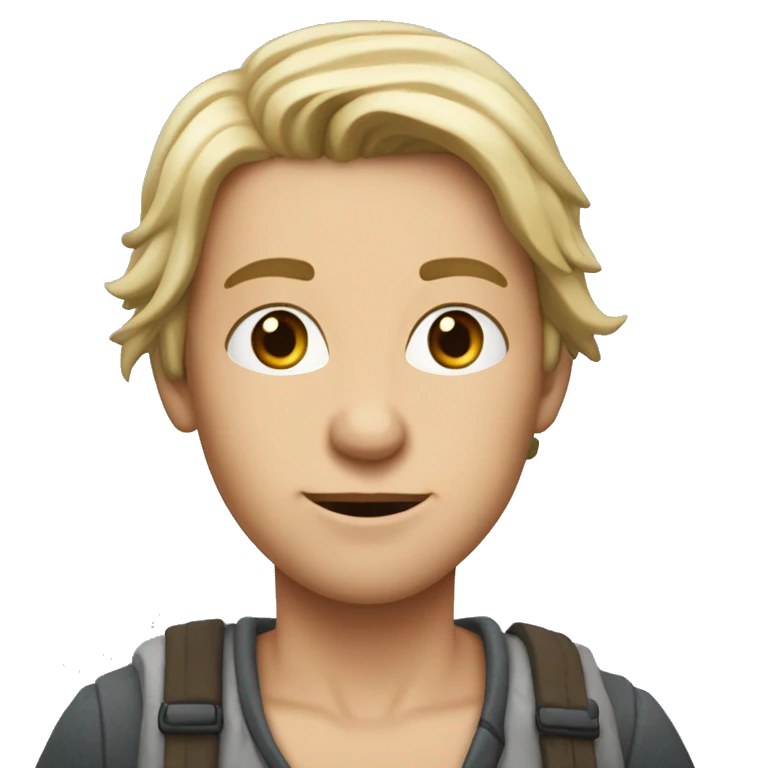 Рыжая девушка показывает сердце emoji