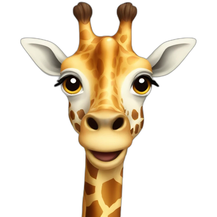 giraffe surprised emoji