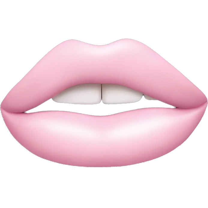Light pink lipstick  emoji