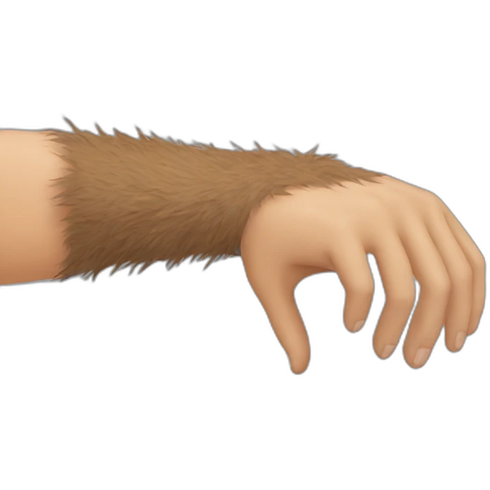 hairy arm emoji