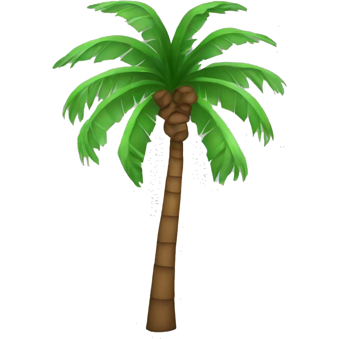 Palm tree Christmas emoji