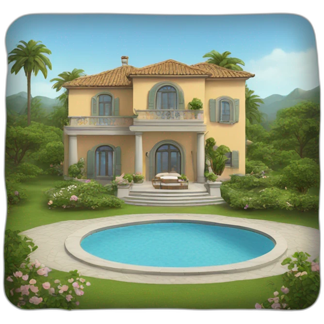Villa de luxe emoji