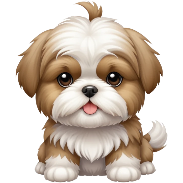 shih tzu puppy emoji