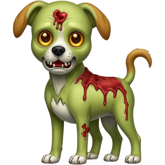 zombie dog full body emoji