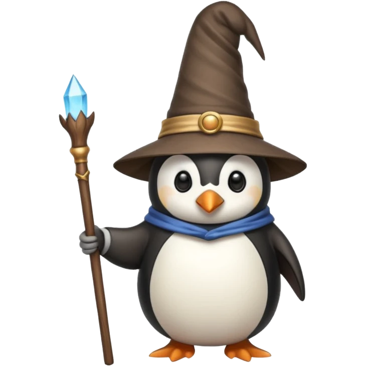 penguin wizard emoji