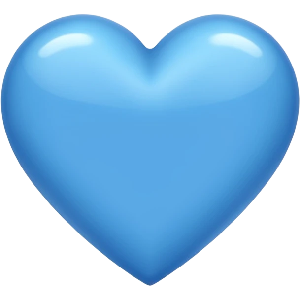 Blue heart emoji