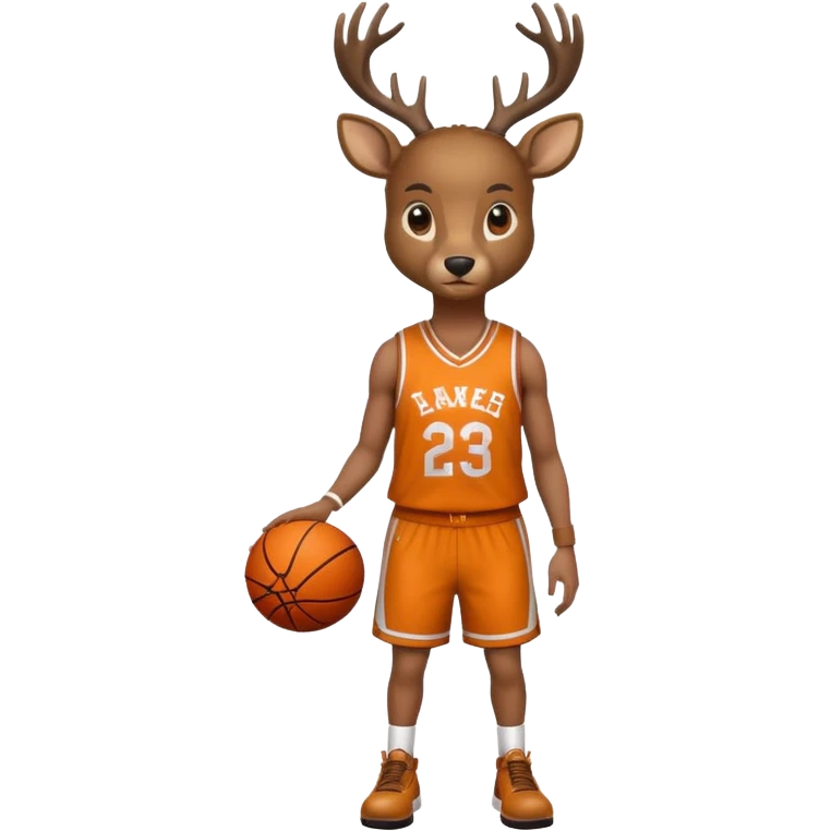 Deer basketball  emoji