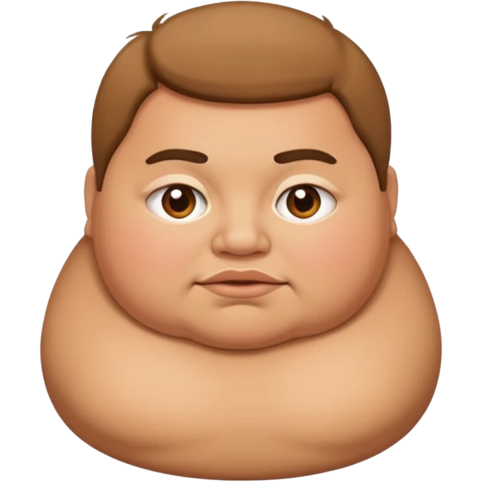 fat person emoji