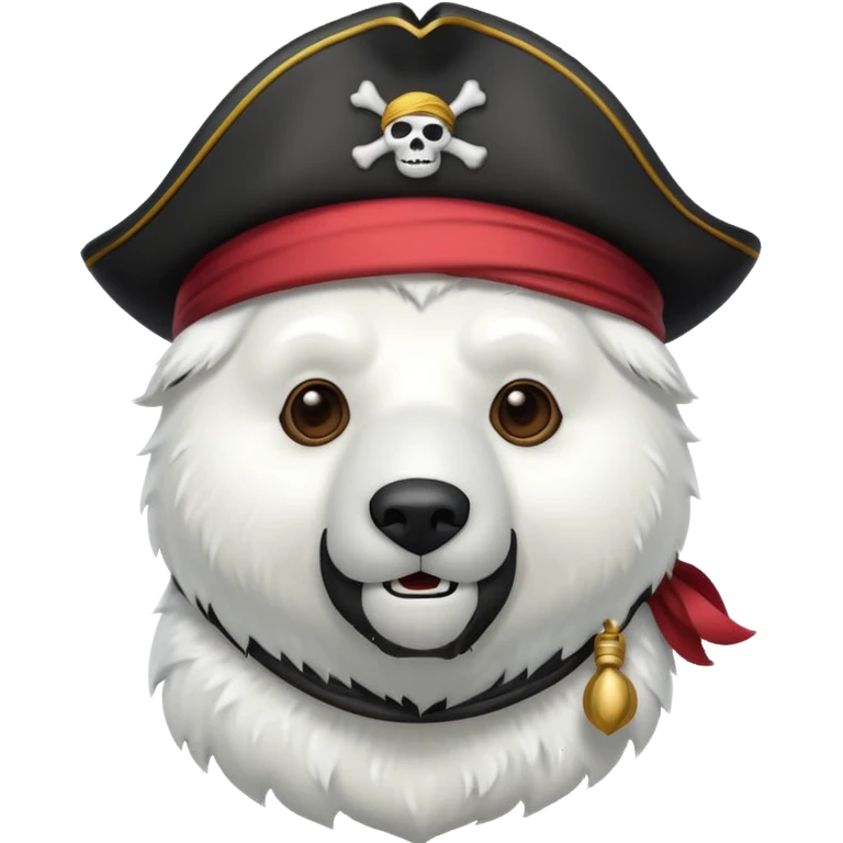polar bear with pirate hat























 emoji