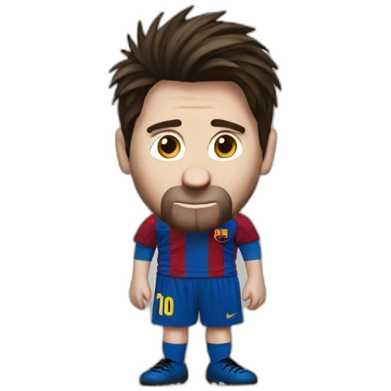 Messi confundidido emoji