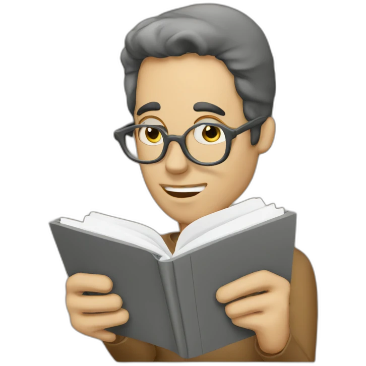 Man taking a note emoji