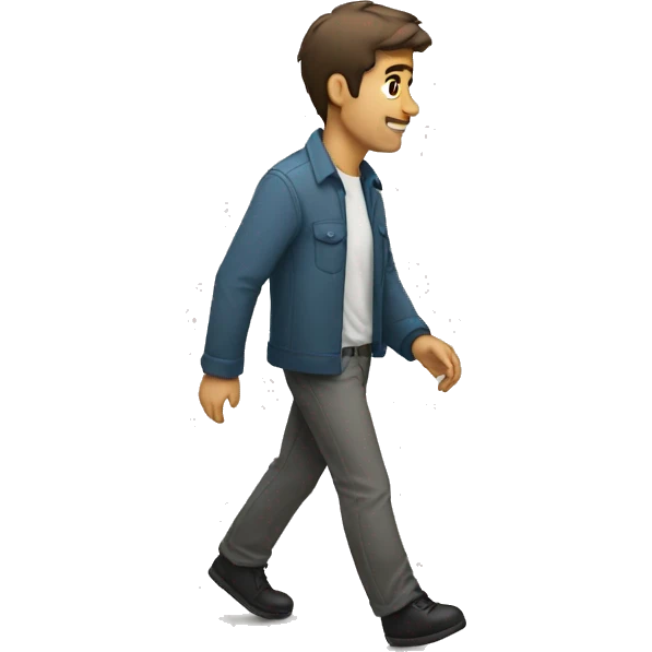 hombre probre en la calle emoji