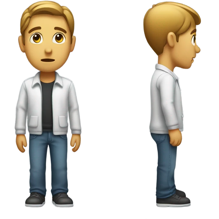 I saw you but I was too shy to come close emoji