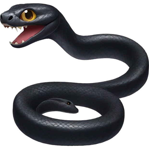 Black snake emoji