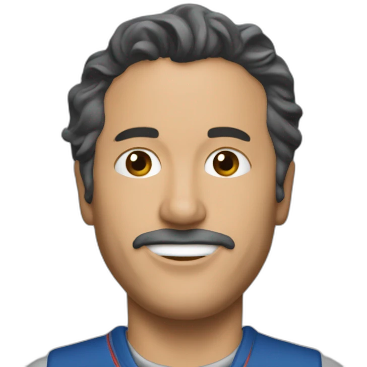 Jean Marc Morandini playing with a k emoji