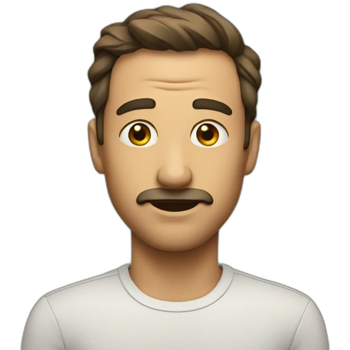 man side eye with both eyes pointing right emoji