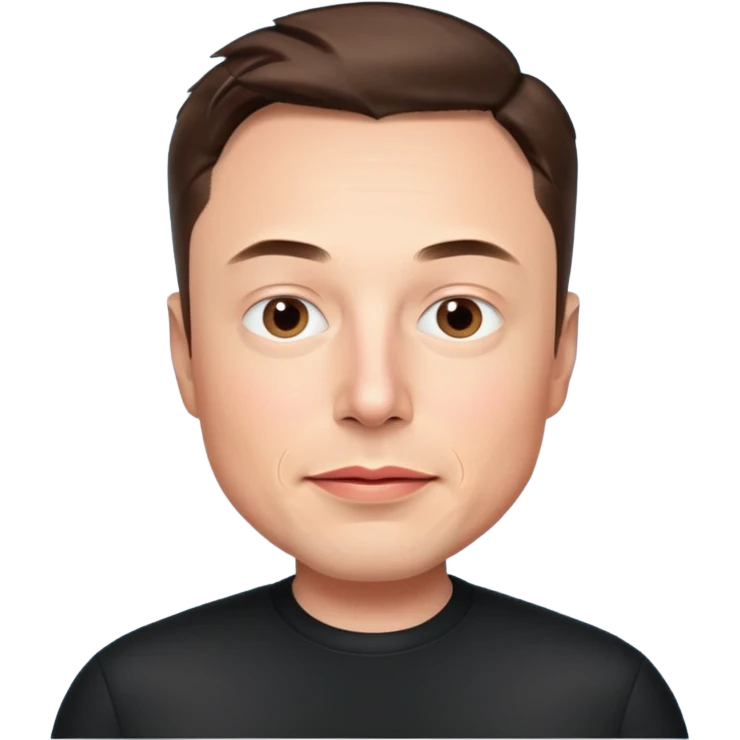 Elon Musk emoji
