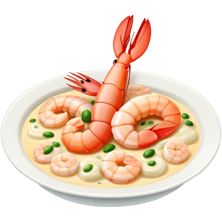 Shrimp dish luxury  emoji