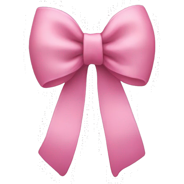 pink bow emoji