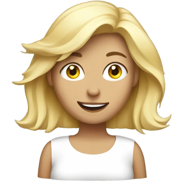 blondie woman celebrating emoji