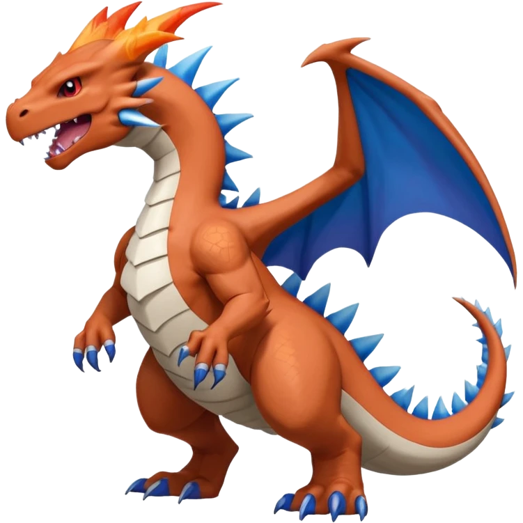 Marowak-Charizard-Lugia-Fakémon-hybrid-creature (full body)  emoji