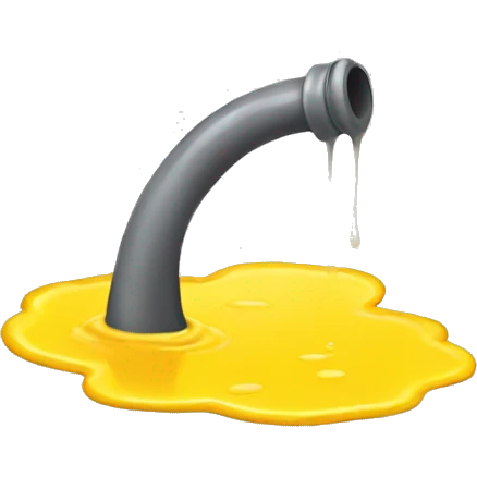 yellow puddle emoji