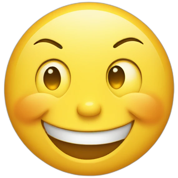 nervous laughter circle face emoji