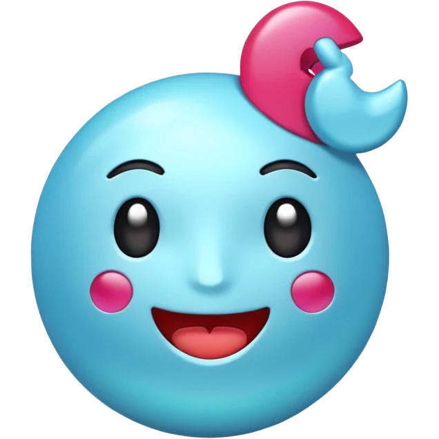 Crea emoji de verificado en tik Tok celeste emoji