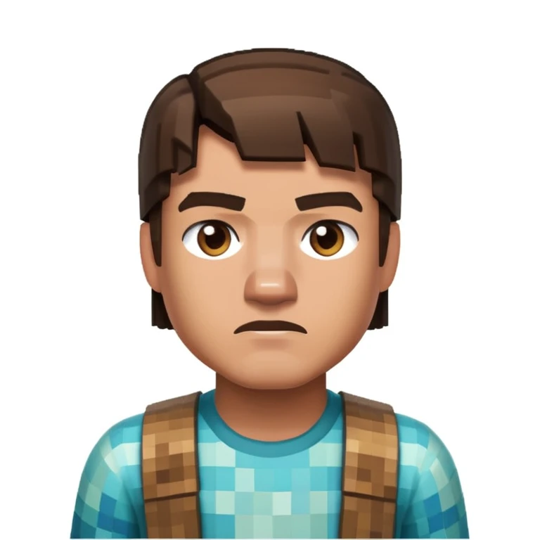 Steve from Minecraft emoji