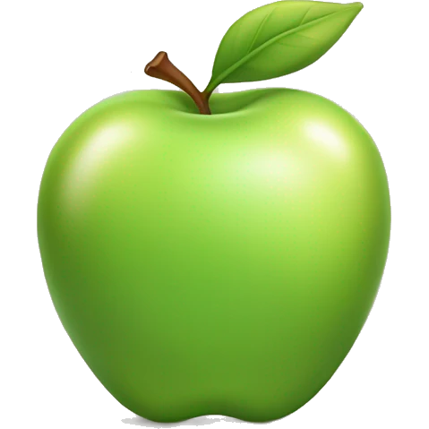 A light green package that says “gold apple” emoji