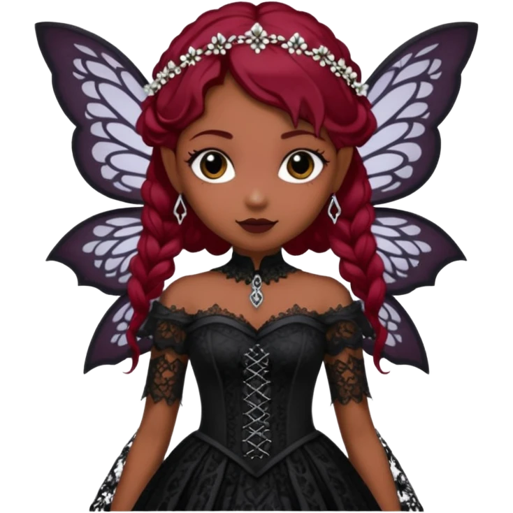 Bordo Gotik peri emoji