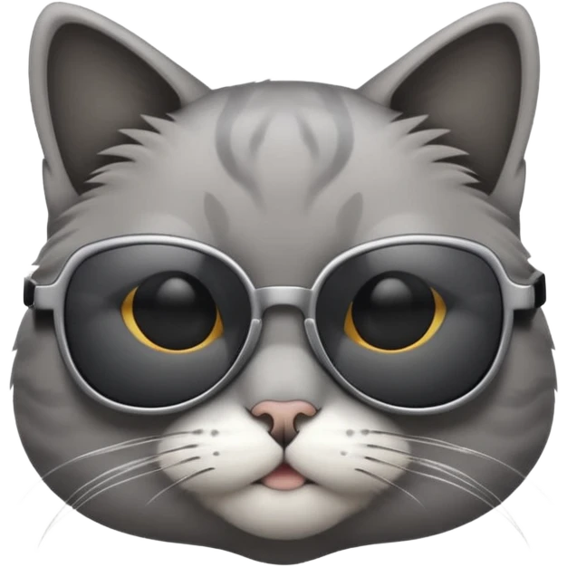 Cat wearing sunglasses emoji