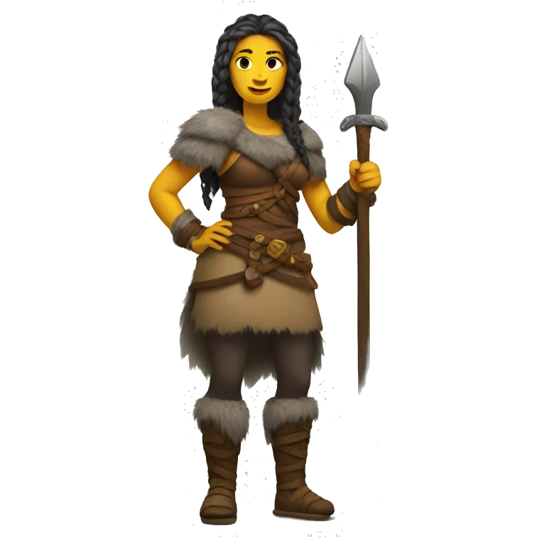 Viking woman full body  emoji