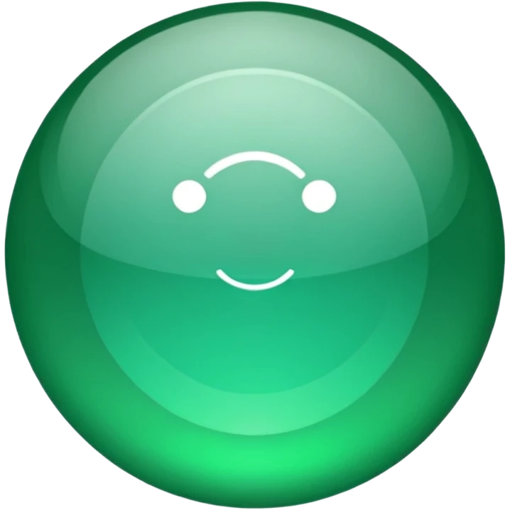 create green like  emoji