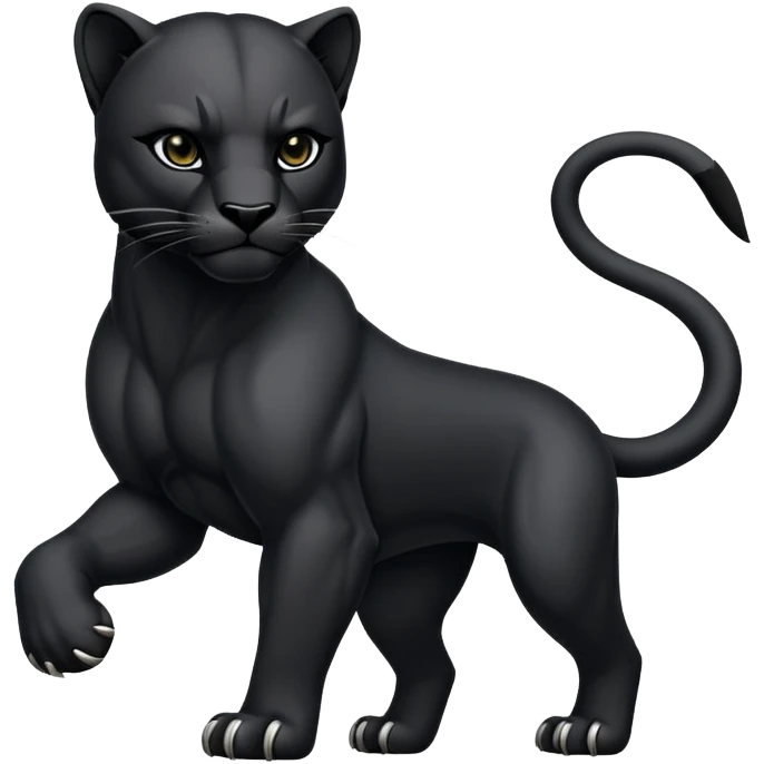 Animal pantera negra emoji