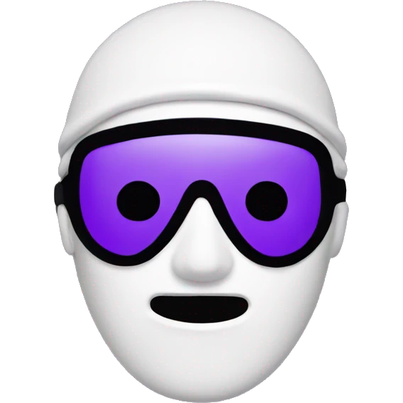 Purple ski mask  emoji