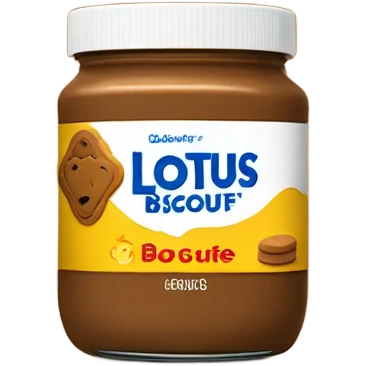 Lotus biscoff cookie butter  emoji