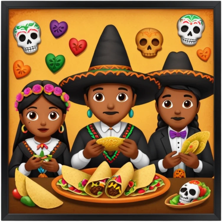 Day o the death, missing people, hereditary movie, museum,tacos,culture,museum in mexico, clothes o missing people, witches, witchcraft emoji