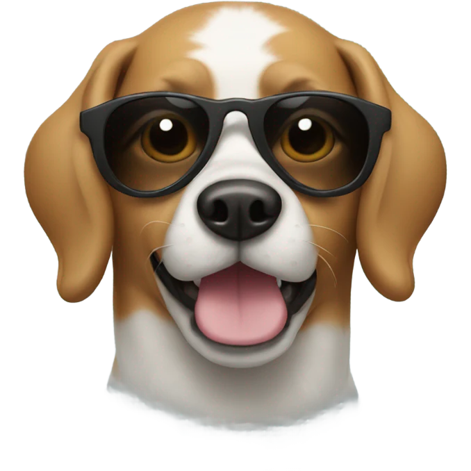 dog with sunglasses  emoji