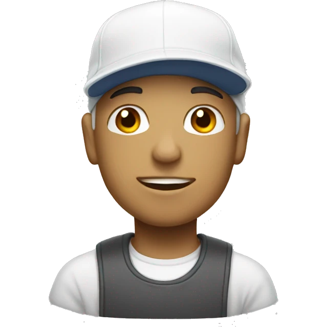 white cap no person emoji