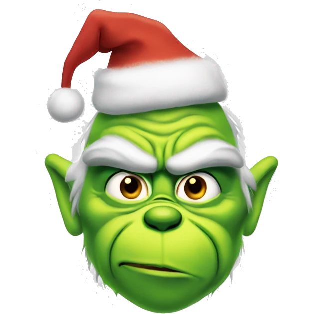 Grinch Christmas  emoji