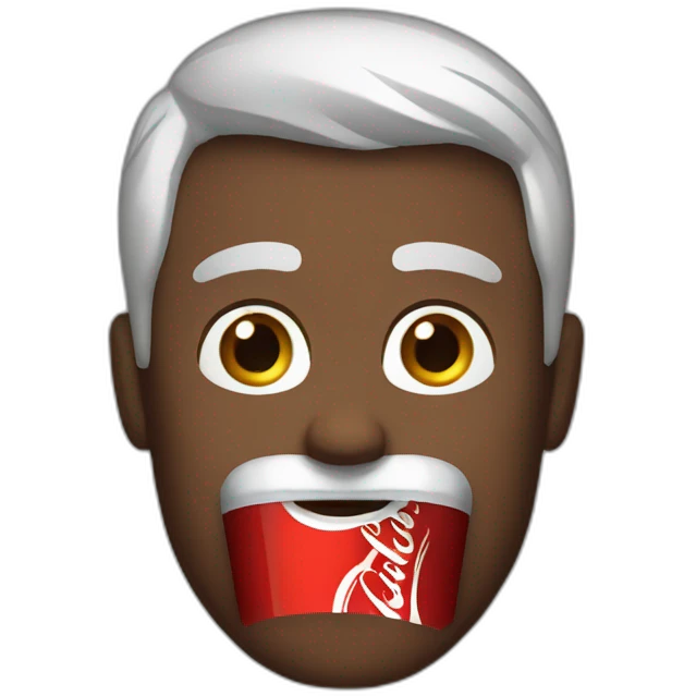 John Mc enrole who drink a coke emoji
