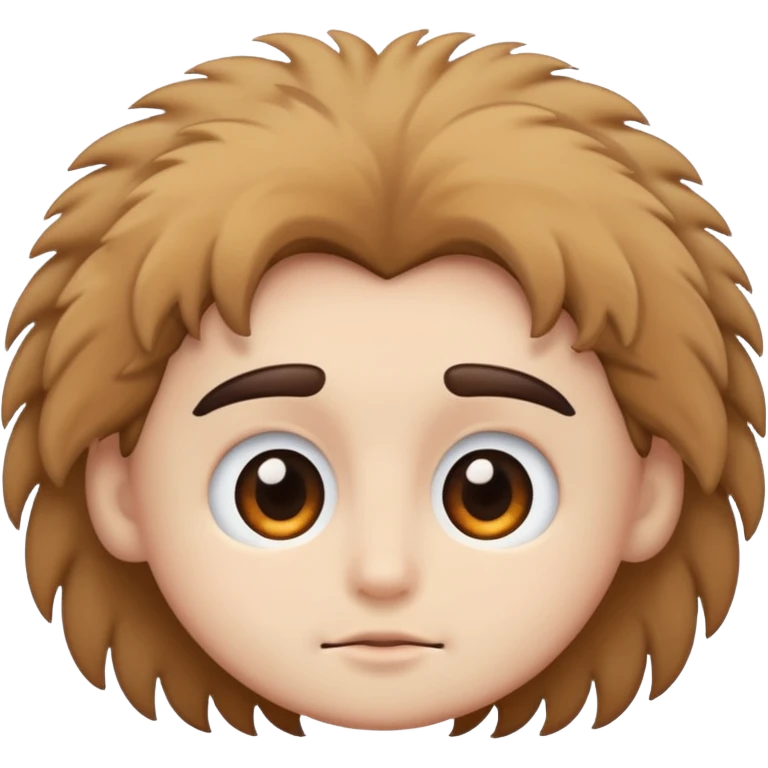 fluffy eyebrow  emoji