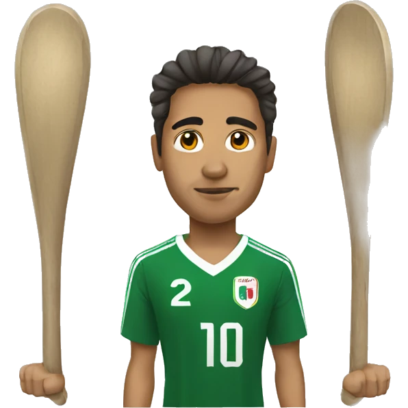 soccer player mexican emoji