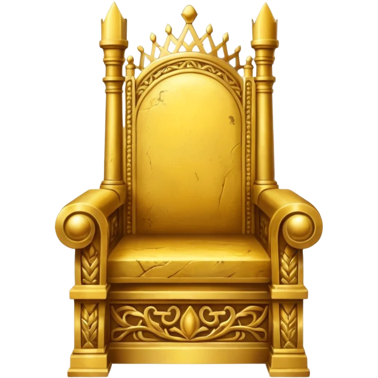 The throne of ancient kings in full majesty emoji