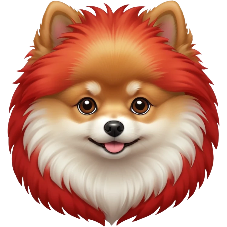 Pomeranian red Pomeranian emoji