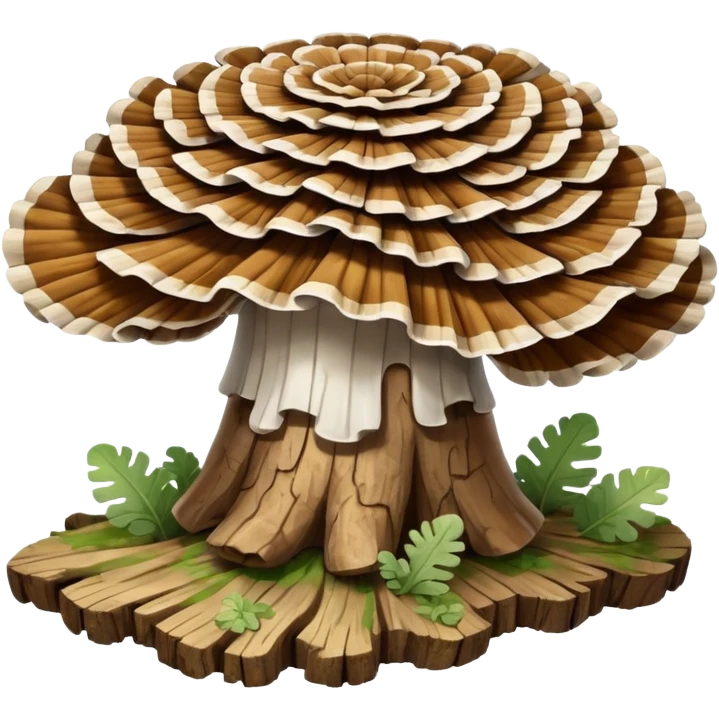 turkey tail mushroom emoji